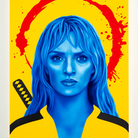 "Blue Mamba" by Morgan Booth | Limited Edition Archival Print from Arch Enemy Arts - Thumbnail 1