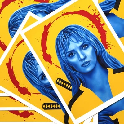 "blue mamba" by morgan booth | limited edition archival print from arch enemy arts