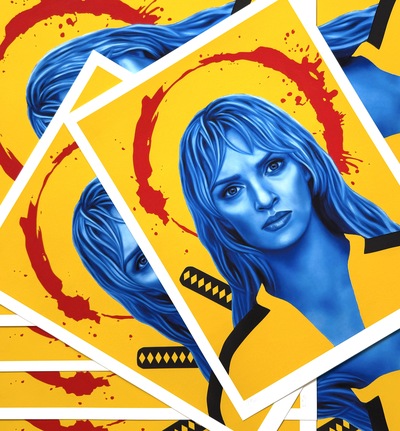 "Blue Mamba" by Morgan Booth | Limited Edition Archival Print from Arch Enemy Arts