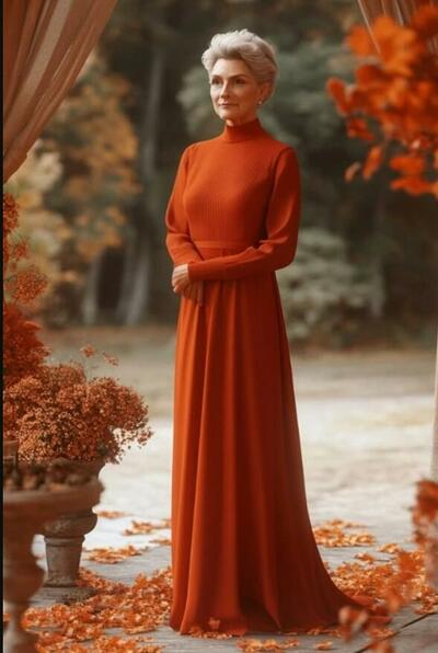 Coral A Line Chiffon Mother of Bride/Groom Dress Evening Formal Gown