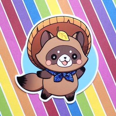 3 x 3 fanime mascot matte stickers