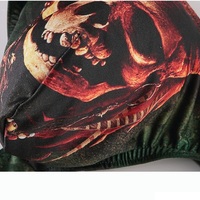 Skull printing 3PK Men's sexy underwear lingerie gay's thongs t-string g-string underpants 1034DK - Thumbnail 3