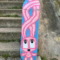 🐰 Art Skateboard by Celipe Perroloco "Tangled" - Thumbnail 1