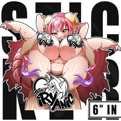 6" vinyl stickers: ilulu (f. nelson)