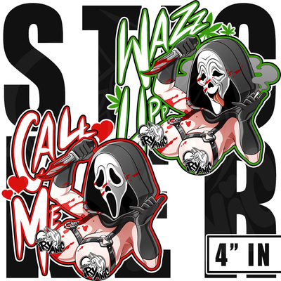 4" Vinyl Stickers: Call Me