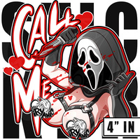 4" Vinyl Stickers: Call Me - Thumbnail 1