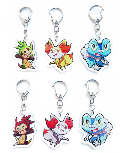 2" Acrylic Charm: Kalos Starters