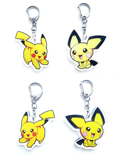2" Acrylic Charm: Pikachu or Pichu 