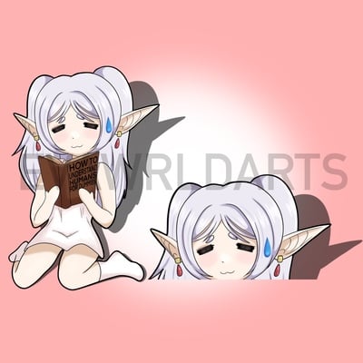Dummy frieren sticker