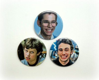 Freaks and Geeks set  - pinback buttons, magnets or clips 1.5 Inch (38mm)
