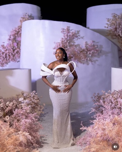 Prom Dress For Special Occasions Evening Dresses Mermaid Illusion Sheer Neck Pearls Luxurious Beaded Lace Birthday Dress Second Dress