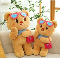 Fashion Bear Plushie With Sunglasses and Handbag - Thumbnail 5