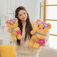 Fashion Bear Plushie With Sunglasses and Handbag - Thumbnail 2
