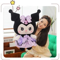 Kawaii Dress Up Kuromi Melody Plushie - Thumbnail 5
