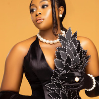 Plus Size Black Prom Dresses For Special Occasions Evening Formal Gowns Beaded Flora Birthday Dress Prom Dress For Afrcian Women - Thumbnail 1