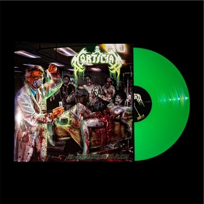  Mortician ‎– Re-Animated Dead Flesh (12" Green/Neon)