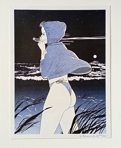 BLUE BEACH print