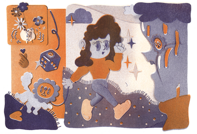 PUPPY LOVE small print