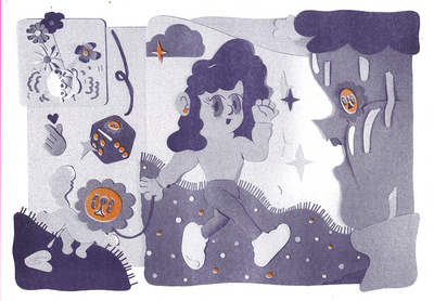 PUPPY LOVE small print