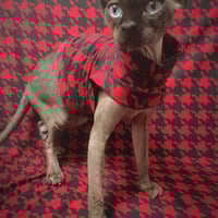 Red Catstooth - Sleepwear - Thumbnail 1