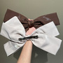 Oversized Satin Hair Bow Accessories, Large Decorative Bows for Women-4