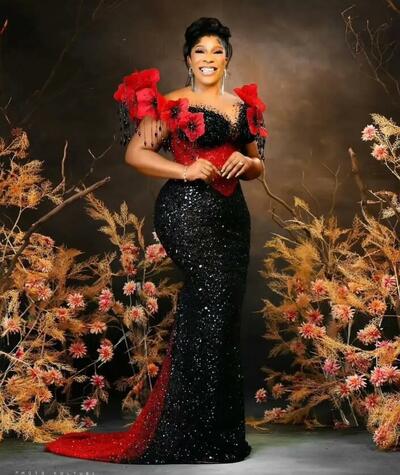 Black Mermaid Prom Dress Beaded Crystals Sequined Evening Formal Party Second Reception Birthday Engagement Gowns Dresses