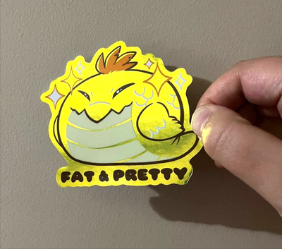 Crunky Fat & Pretty sticker