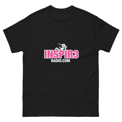Women's pink logo inspir3 radio unisex classic tee
