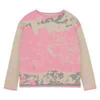 Womens straight bottom knitted sweater - Gold Station - Thumbnail 8