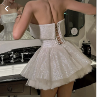 Sparkly Homecoming Dresses Short Length - Thumbnail 1