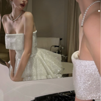 Sparkly Homecoming Dresses Short Length - Thumbnail 2