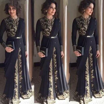 Black sheath prom dress lace appliques evening formal party second reception birthday engagement gowns dresses