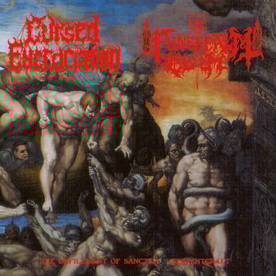 Cursed excruciation / funerealm gloom - split digipak cd