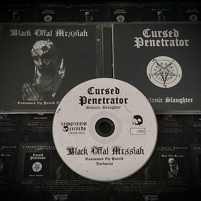 Black offal messiah / cursed penetrator - split cd