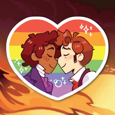 Jekyll and Lanyon Pride Vinyl Sticker 