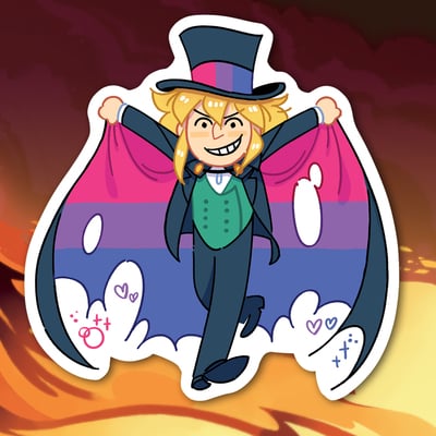 Mr. hyde pride vinyl sticker 