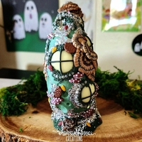 Woodland Faerie Cottage w/Smoky Quartz - Thumbnail 3