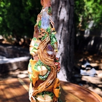 Giant Faerie Moon Cottage w/Clear Quartz - Thumbnail 6