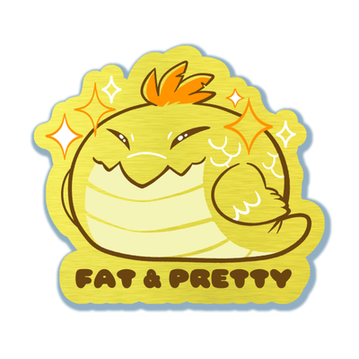 Crunky fat & pretty sticker