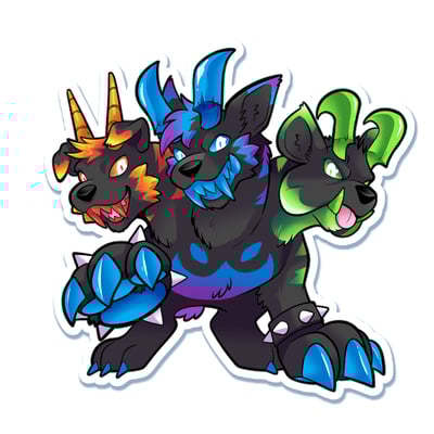 Cerberus sticker