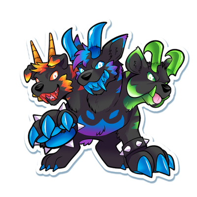 Cerberus sticker