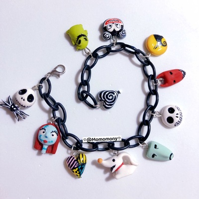 The Nightmare before Christmas Jack Skellington Characters Bracelet
