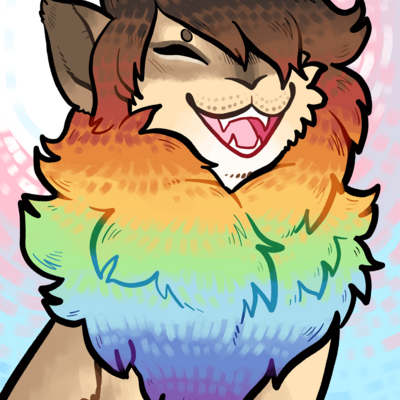 Pride lion 4x6 print