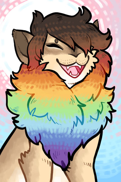 Pride Lion 4x6 Print