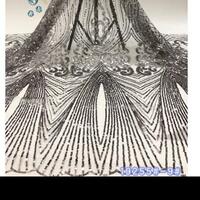 Silver Lace Beaded Evening Dresses Sheer Neck Prom Dresses Mermaid Formal Party Seond Reception Gowns - Thumbnail 5