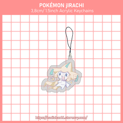 Pokémon jirachi phone charms