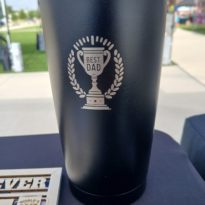 #42 best dad tumbler