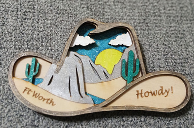 #71 Cowboy Hat magnet