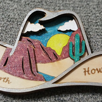 #71 Cowboy Hat magnet - Thumbnail 2