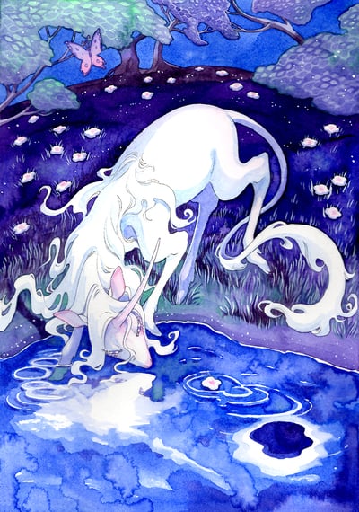 8x11 we live forever print